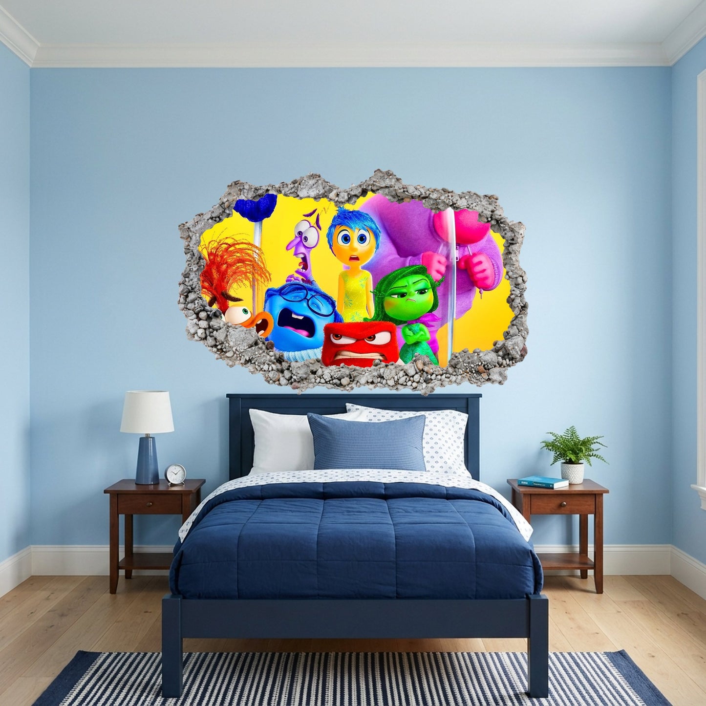 Disney Pixar Inside Out Playroom Art Decal Smashed Brick Decal 319