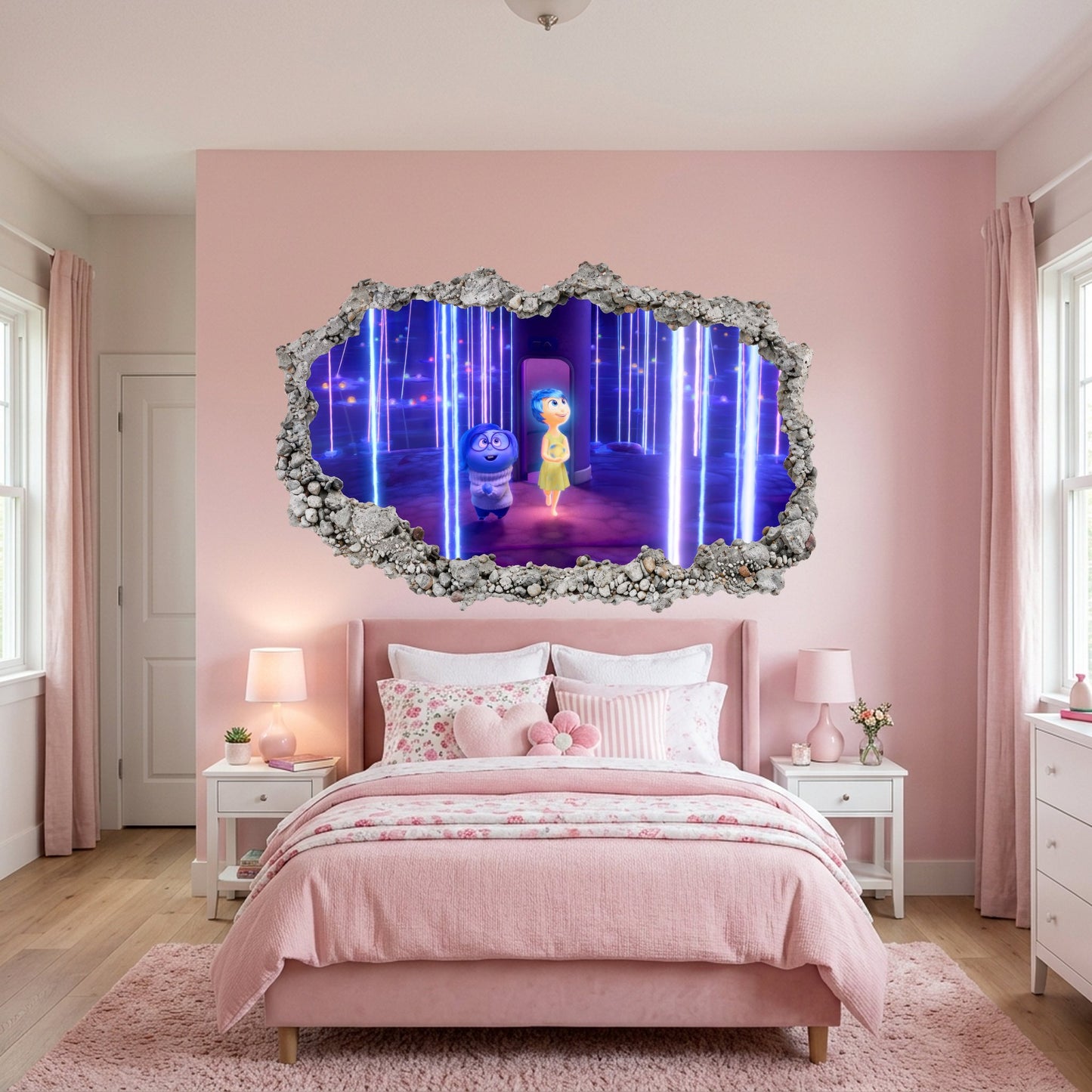Disney Pixar Inside Out Vinyl Mural Bedroom Decor 321
