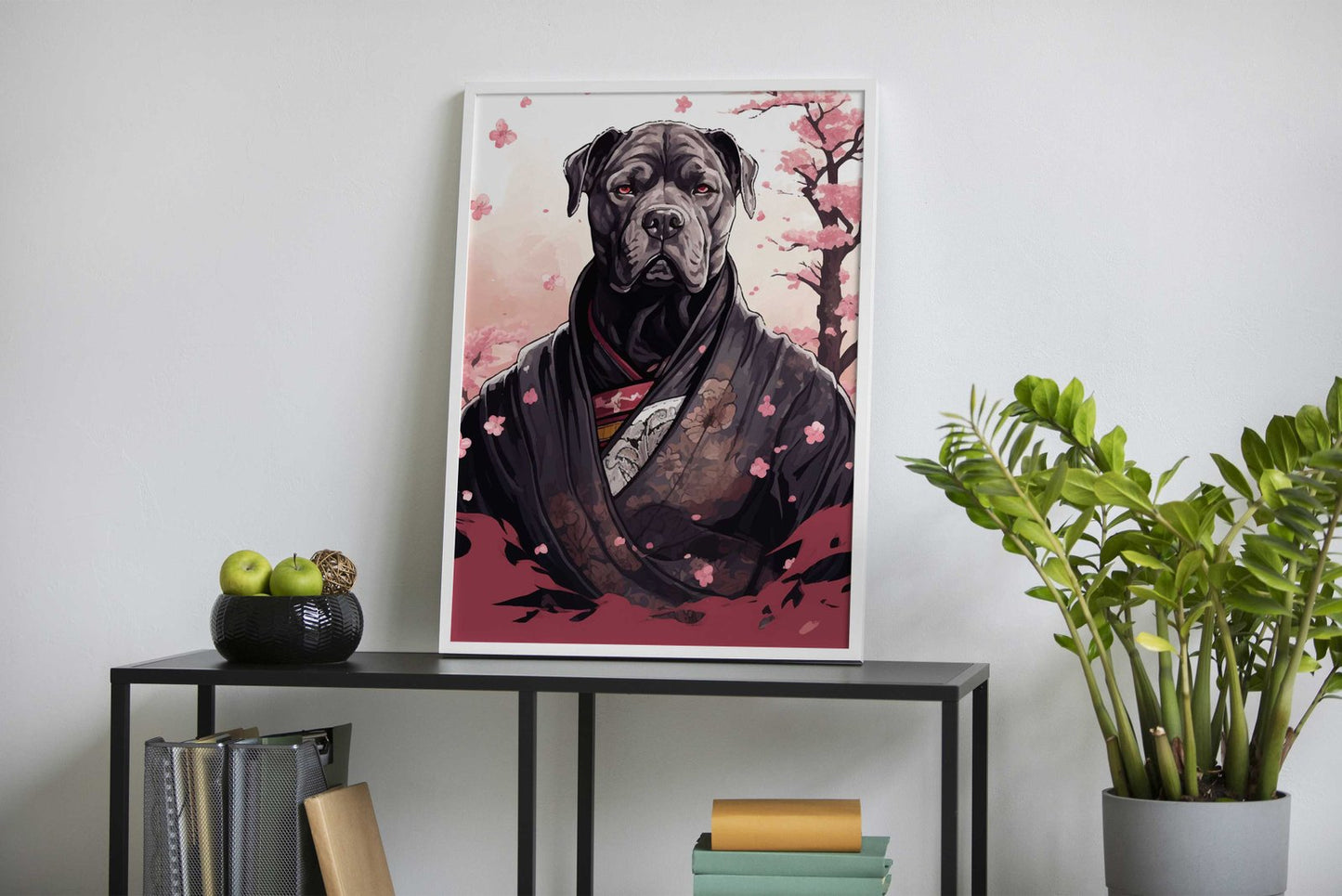 Dog Lover Wall Art Decor Asian Style Poster | Wall Art for Home & Office | High-Quality Print