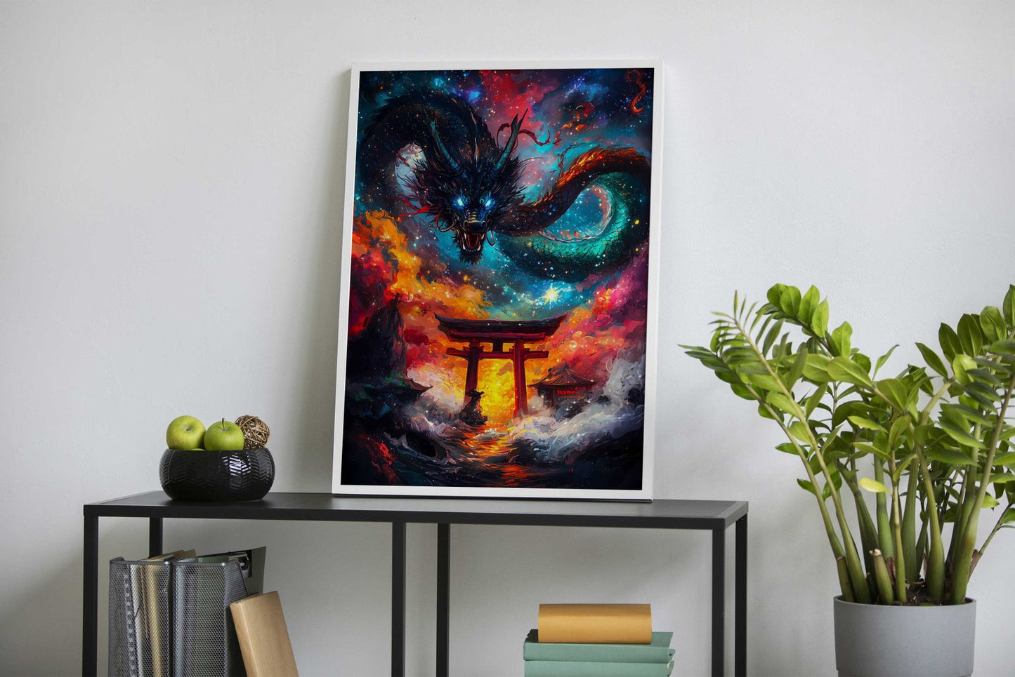Dragon Galaxy Gate Asian Style Poster | Wall Art for Home & Office | High-Quality Print - High-Quality Visual Display