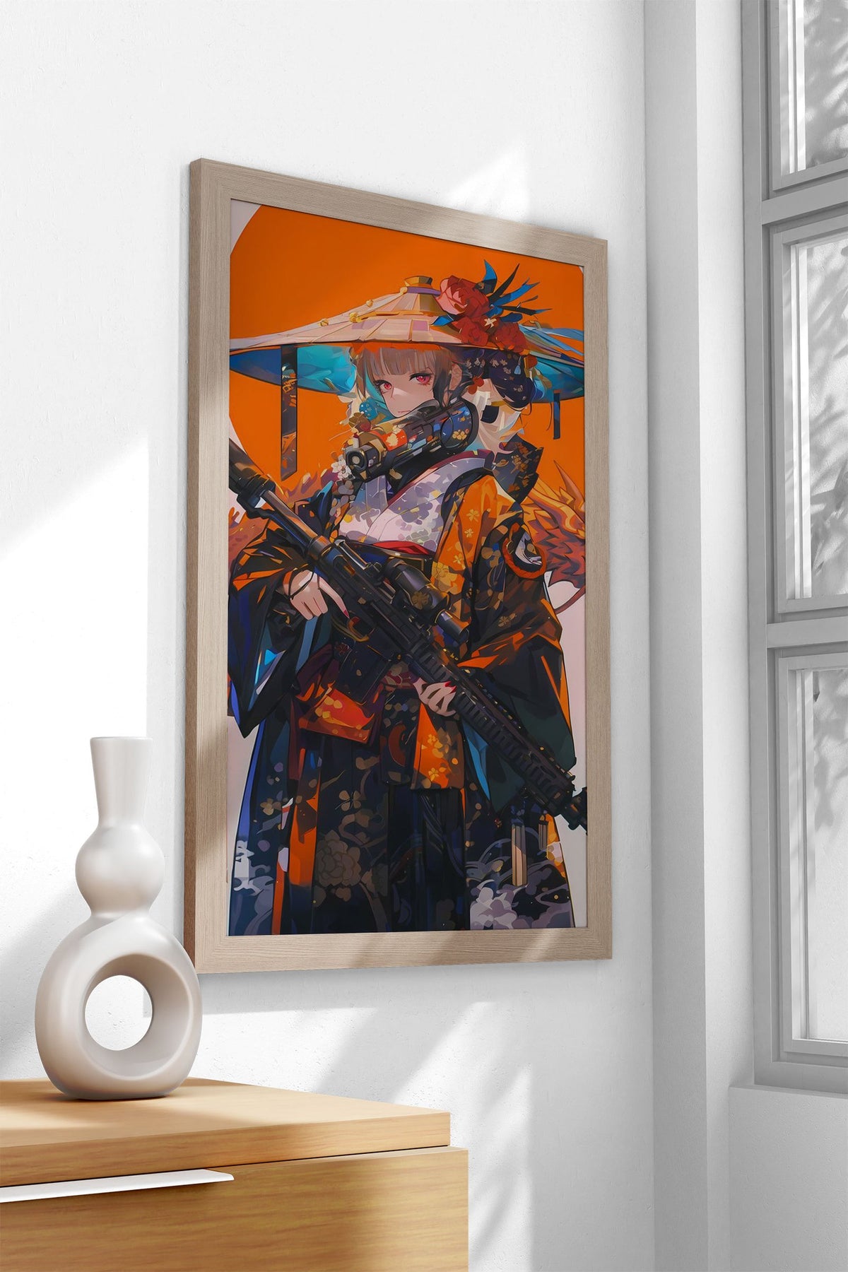 Dragon Geisha Assassin Asian Style Poster | Wall Art for Home & Office | High-Quality Print - High-Quality Visual Display