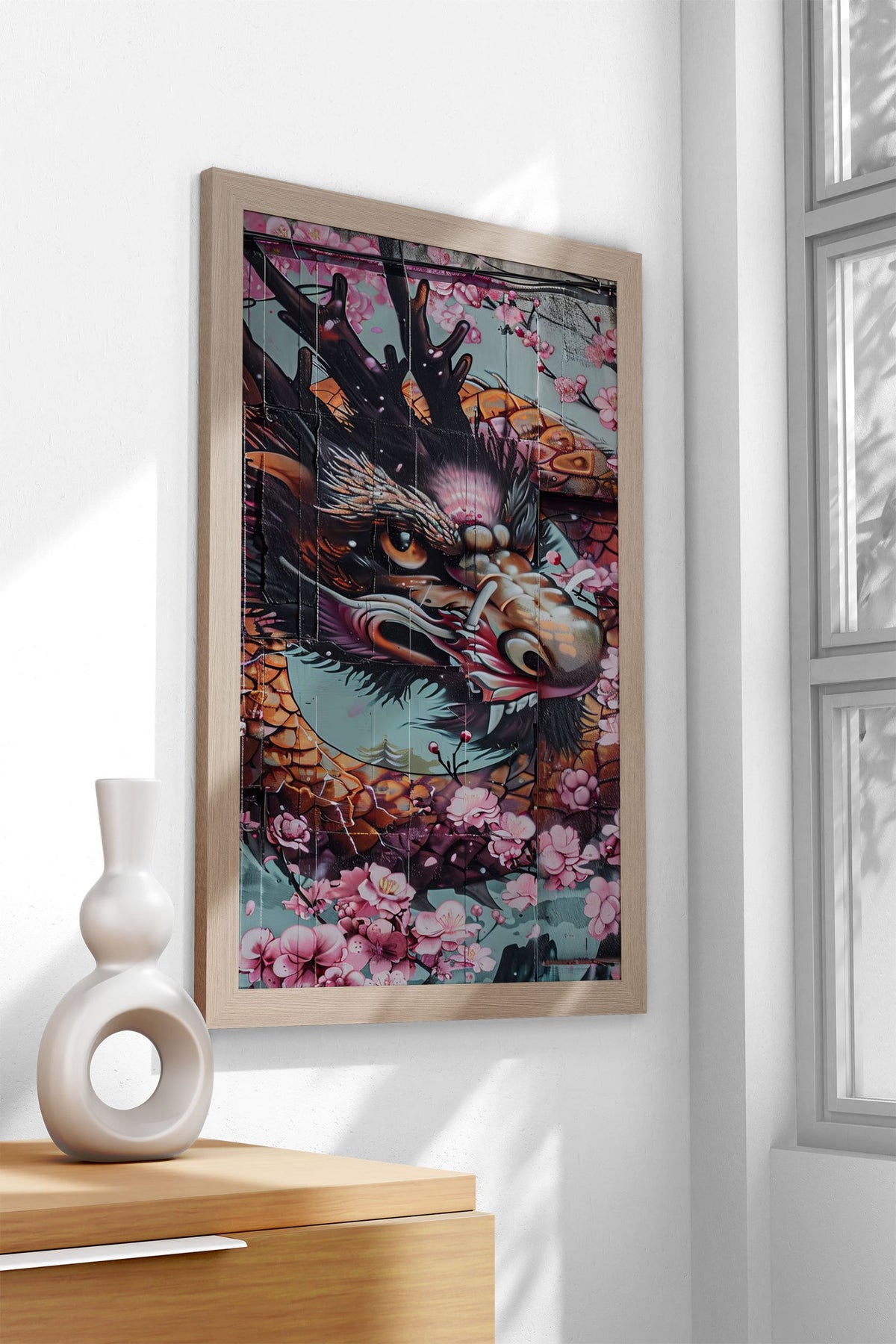 Dragon wall Asian Style Poster | Wall Art for Home & Office | High-Quality Print - High-Quality Visual Display