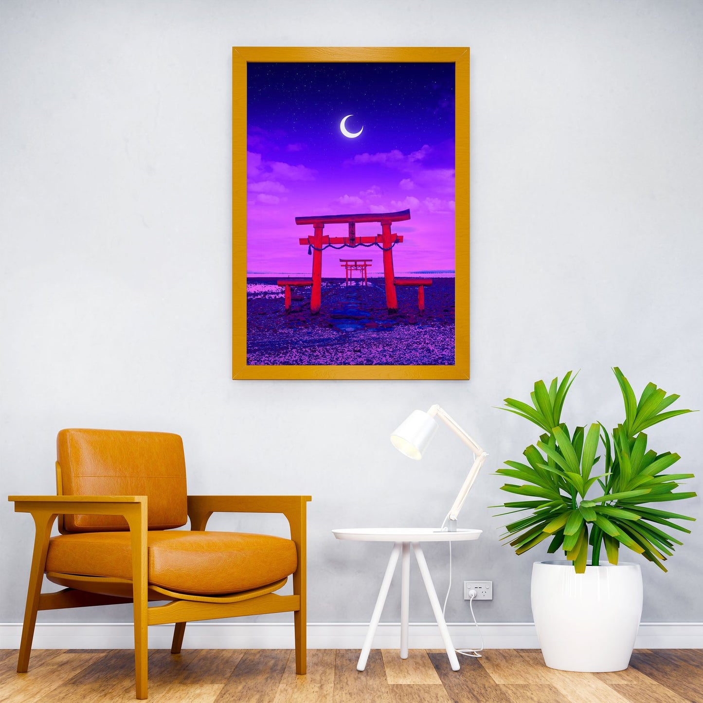 Dream Gate Moon Asian Style Poster | Wall Art for Home & Office | High-Quality Print - High-Quality Visual Display