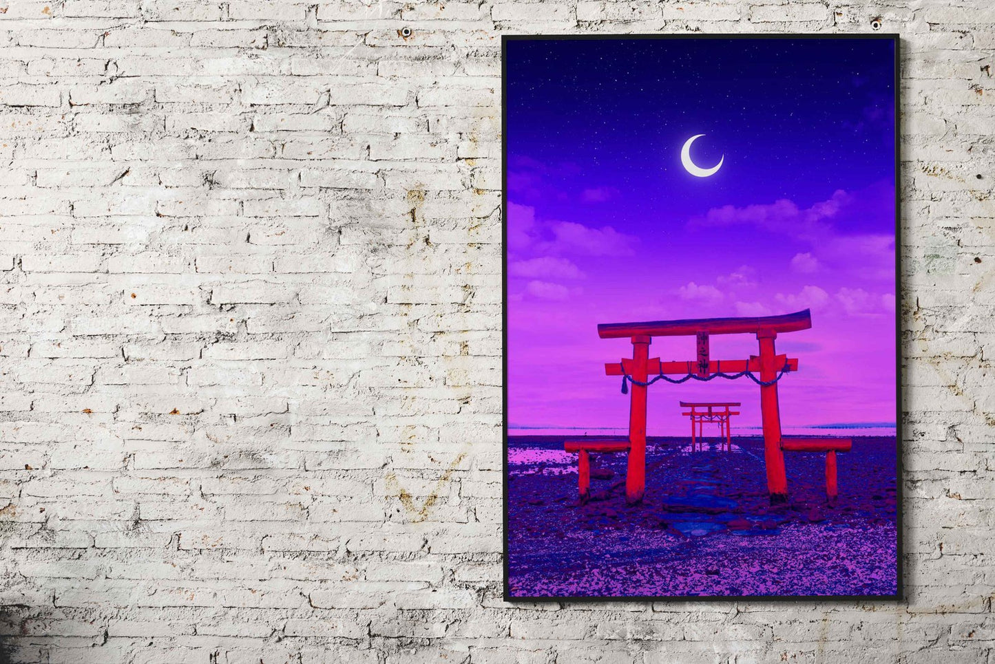 Dream Gate Moon Asian Style Poster | Wall Art for Home & Office | High-Quality Print - High-Quality Visual Display