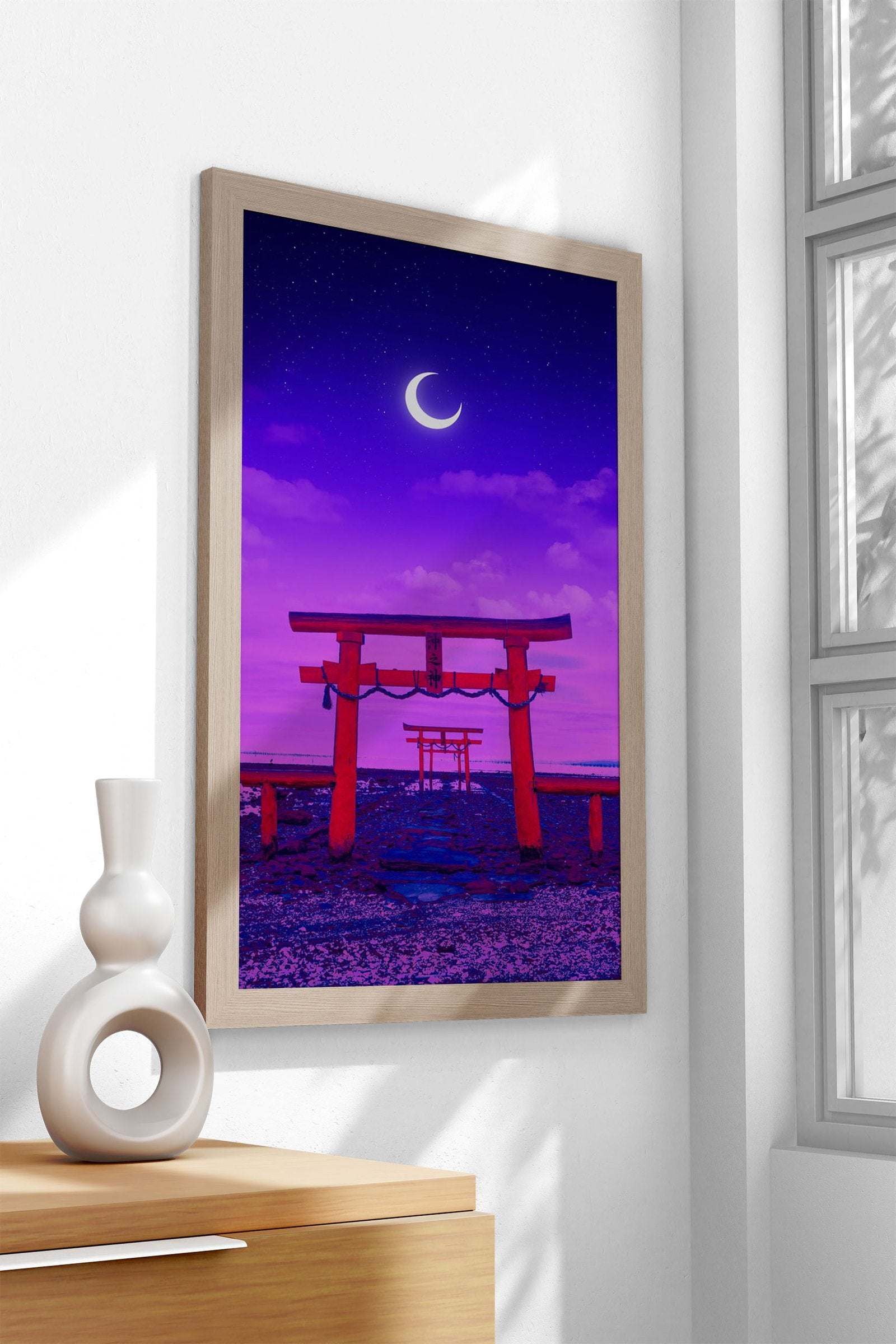 Dream Gate Moon Asian Style Poster | Wall Art for Home & Office | High-Quality Print - High-Quality Visual Display