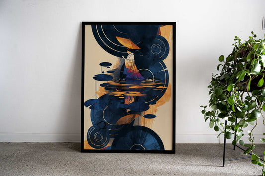 Dream Geisha Asian Style Poster | Wall Art for Home & Office | High-Quality Print - High-Quality Visual Display