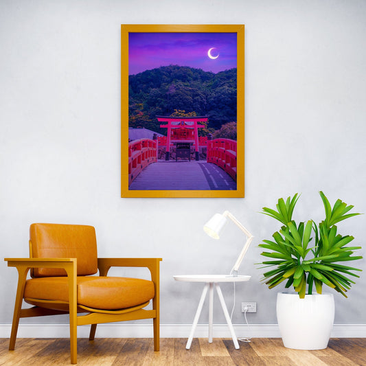 Dream Temple Asian Style Poster | Wall Art for Home & Office | High-Quality Print - High-Quality Visual Display