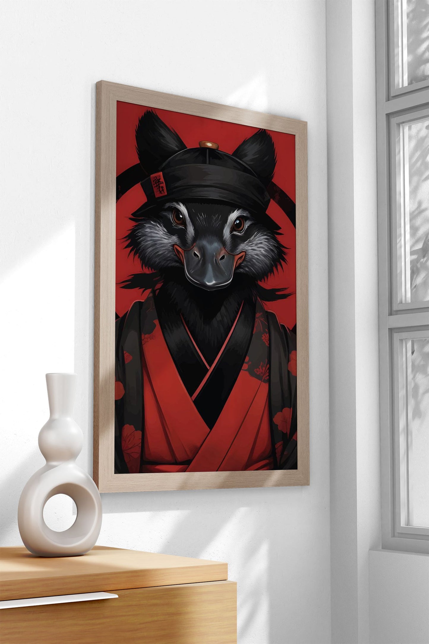 Duck Kimono Asian Style Poster | Wall Art for Home & Office | High-Quality Print - High-Quality Visual Display
