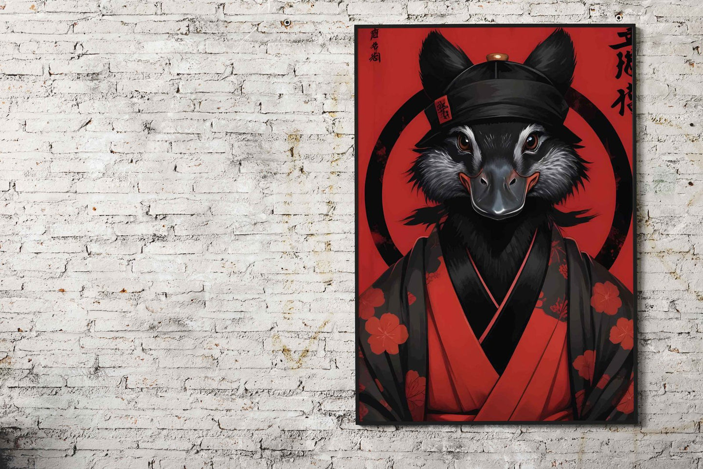 Duck Kimono Asian Style Poster | Wall Art for Home & Office | High-Quality Print - High-Quality Visual Display