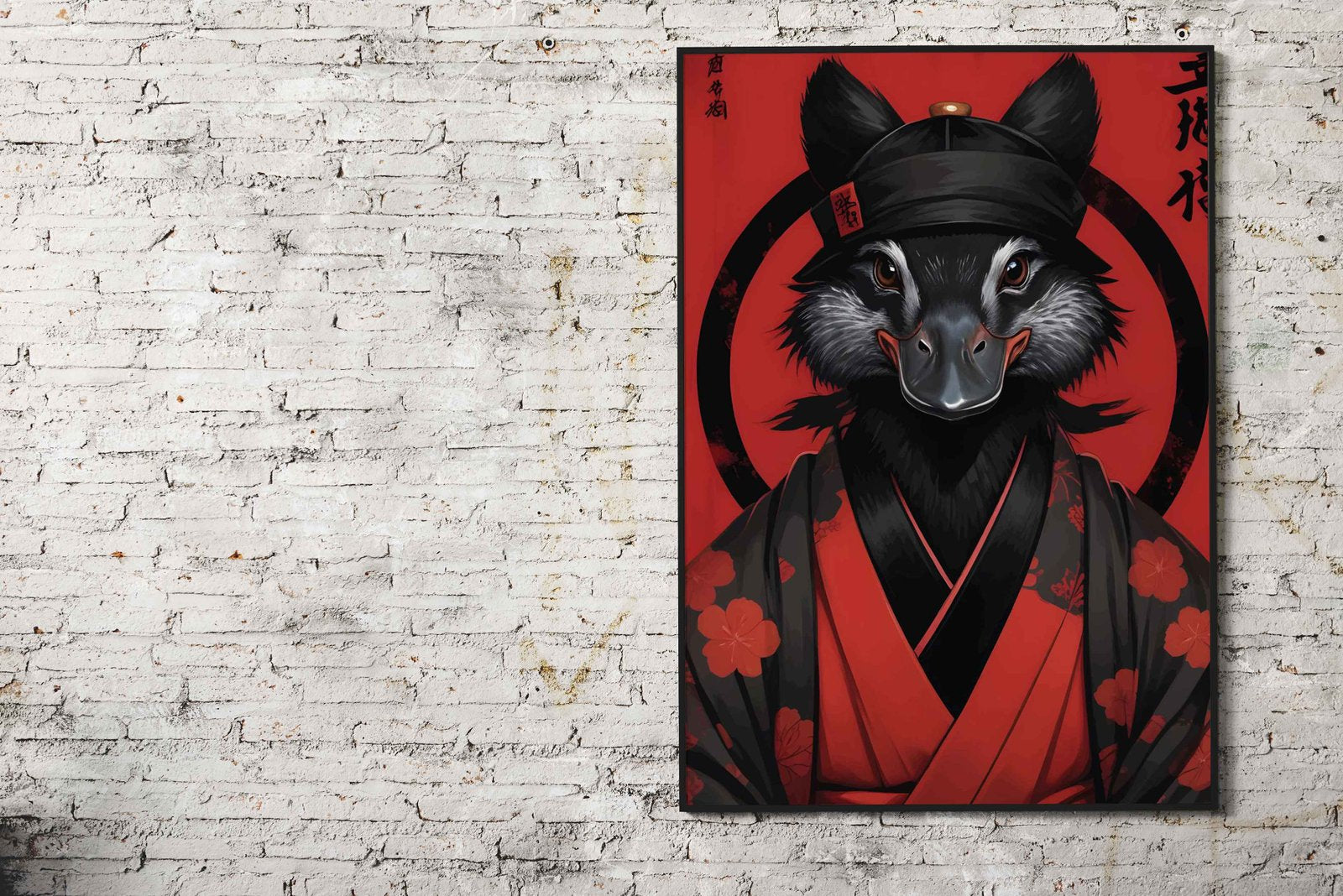 Duck Kimono Asian Style Poster | Wall Art for Home & Office | High-Quality Print - High-Quality Visual Display