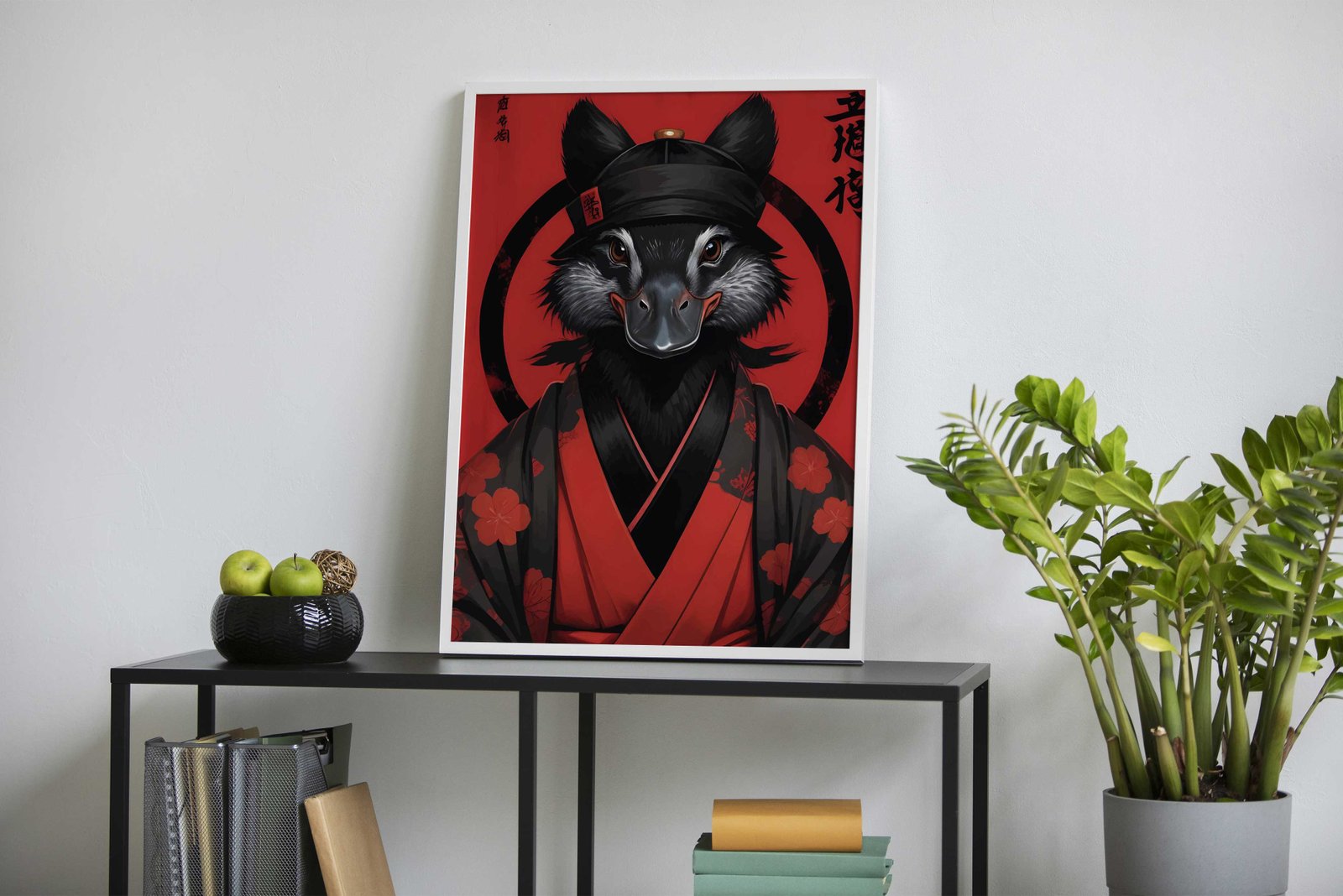 Duck Kimono Asian Style Poster | Wall Art for Home & Office | High-Quality Print - High-Quality Visual Display