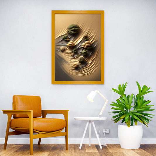 Dunes of time Asian Style Poster | Wall Art for Home & Office | High-Quality Print - High-Quality Visual Display