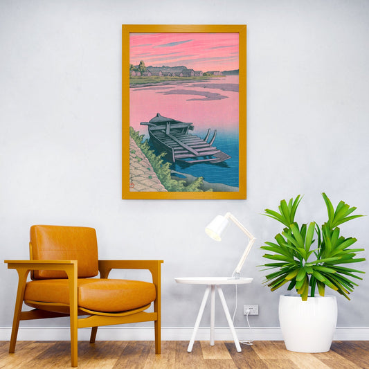 Dusk At Tsuchizaki Akita Asian Style Poster | Wall Art for Home & Office | High-Quality Print - High-Quality Visual Display