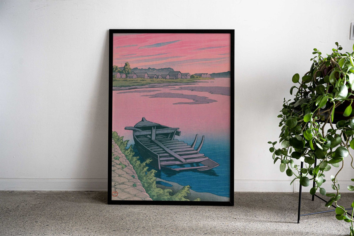 Dusk At Tsuchizaki Akita Asian Style Poster | Wall Art for Home & Office | High-Quality Print - High-Quality Visual Display