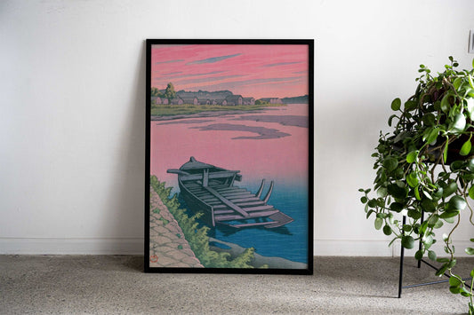 Dusk At Tsuchizaki Akita Asian Style Poster | Wall Art for Home & Office | High-Quality Print - High-Quality Visual Display