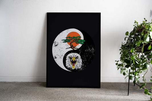 Eagle fang and Miyagi do Asian Style Poster | Wall Art for Home & Office | High-Quality Print - High-Quality Visual Display