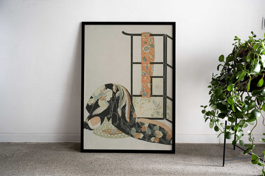 Edo Beauty Asian Style Poster | Wall Art for Home & Office | High-Quality Print - High-Quality Visual Display