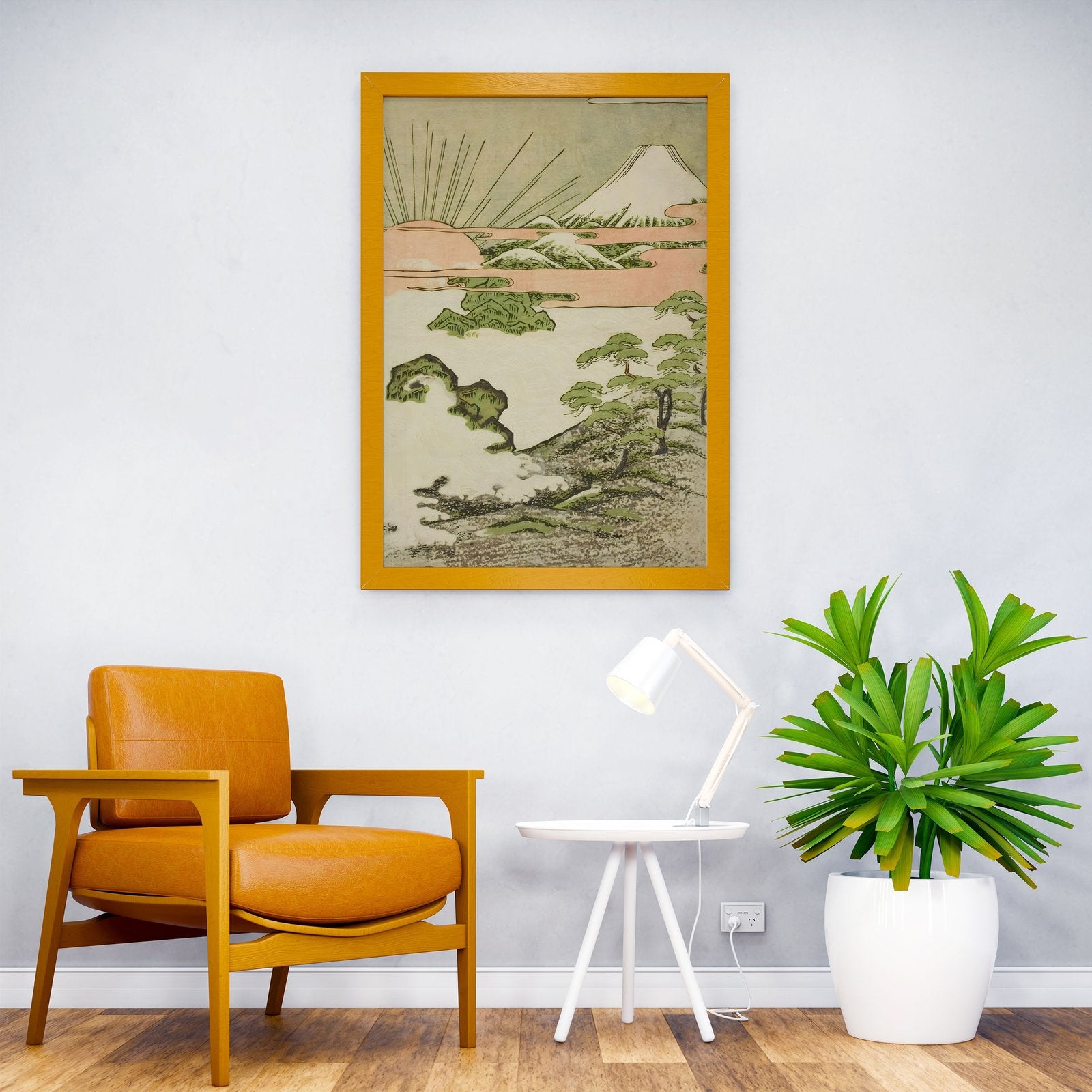 Edo Serenity Asian Style Poster | Wall Art for Home & Office | High-Quality Print - High-Quality Visual Display