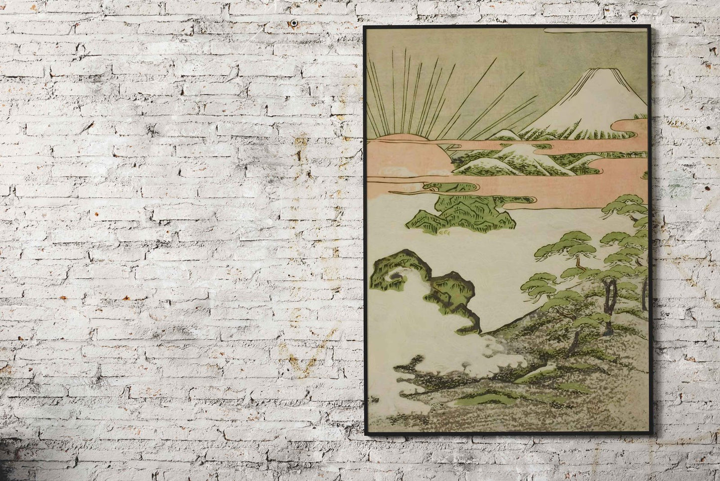 Edo Serenity Asian Style Poster | Wall Art for Home & Office | High-Quality Print - High-Quality Visual Display