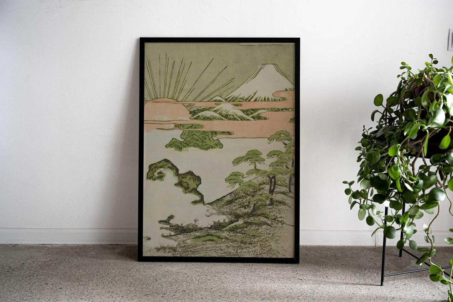 Edo Serenity Asian Style Poster | Wall Art for Home & Office | High-Quality Print - High-Quality Visual Display