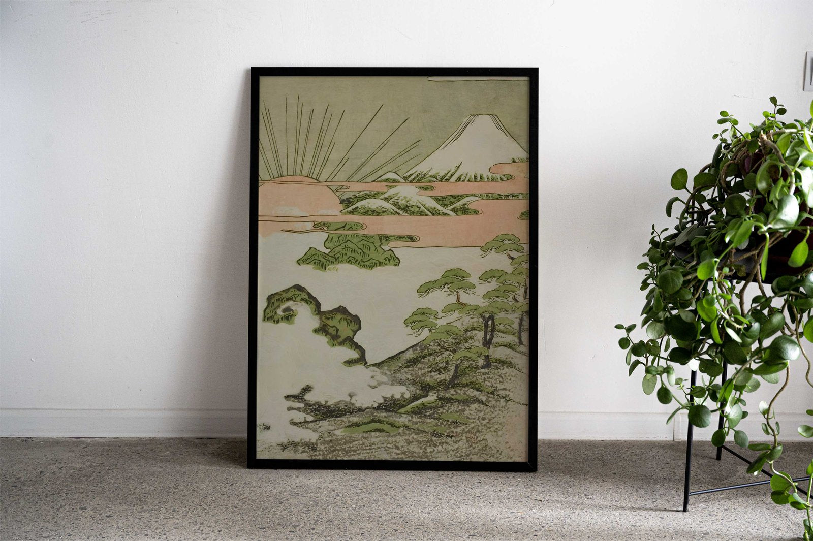 Edo Serenity Asian Style Poster | Wall Art for Home & Office | High-Quality Print - High-Quality Visual Display