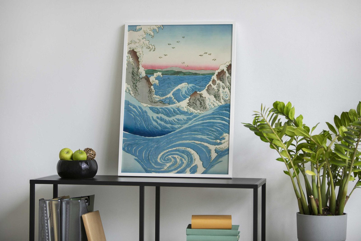 Edo Style Waves Asian Style Poster | Wall Art for Home & Office | High-Quality Print - High-Quality Visual Display