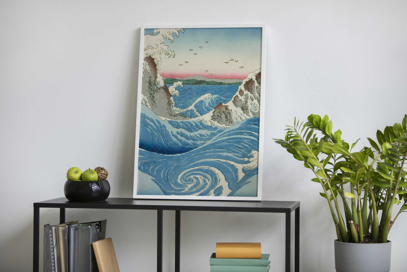 Edo Style Waves Asian Style Poster | Wall Art for Home & Office | High-Quality Print - High-Quality Visual Display