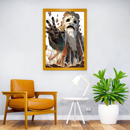 Elder Jinchi Wukong Asian Style Poster | Wall Art for Home & Office | High-Quality Print - High-Quality Visual Display