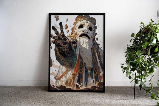 Elder Jinchi Wukong Asian Style Poster | Wall Art for Home & Office | High-Quality Print - High-Quality Visual Display