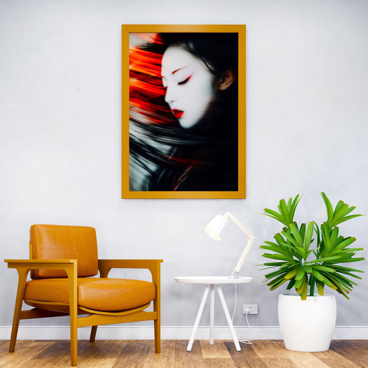 Eternal Geisha Asian Style Poster | Wall Art for Home & Office | High-Quality Print - High-Quality Visual Display