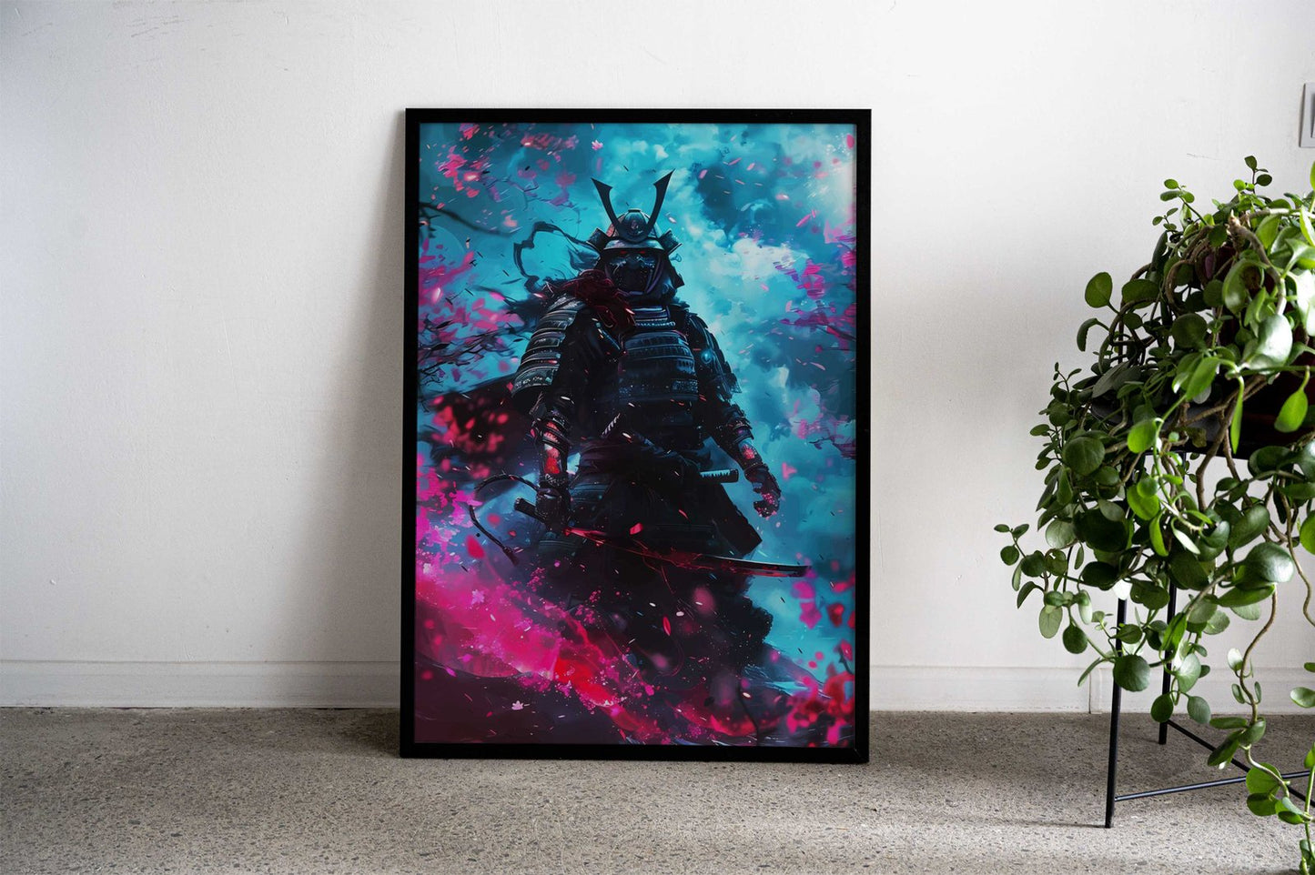 Eternal Samurais Vigil Asian Style Poster | Wall Art for Home & Office | High-Quality Print - High-Quality Visual Display