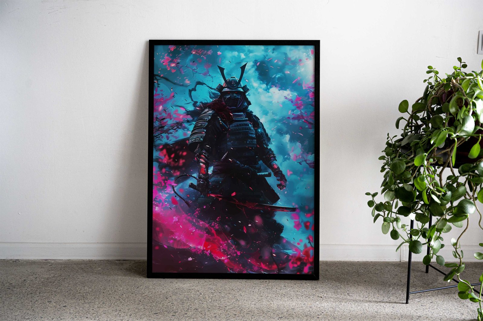 Eternal Samurais Vigil Asian Style Poster | Wall Art for Home & Office | High-Quality Print - High-Quality Visual Display