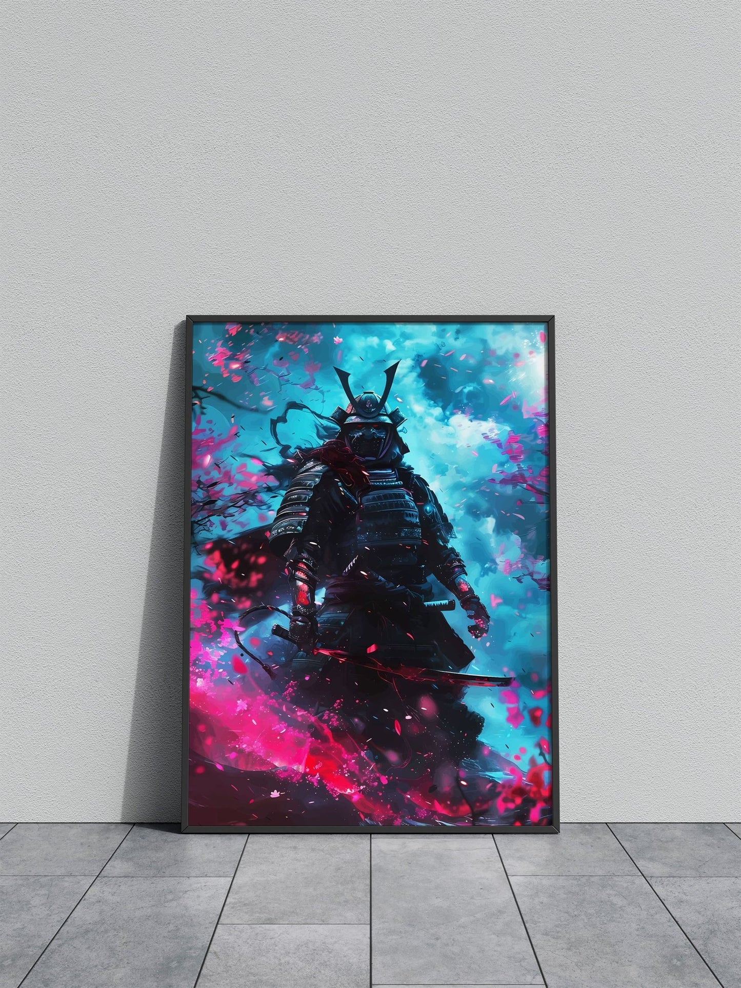 Eternal Samurais Vigil Asian Style Poster | Wall Art for Home & Office | High-Quality Print - High-Quality Visual Display