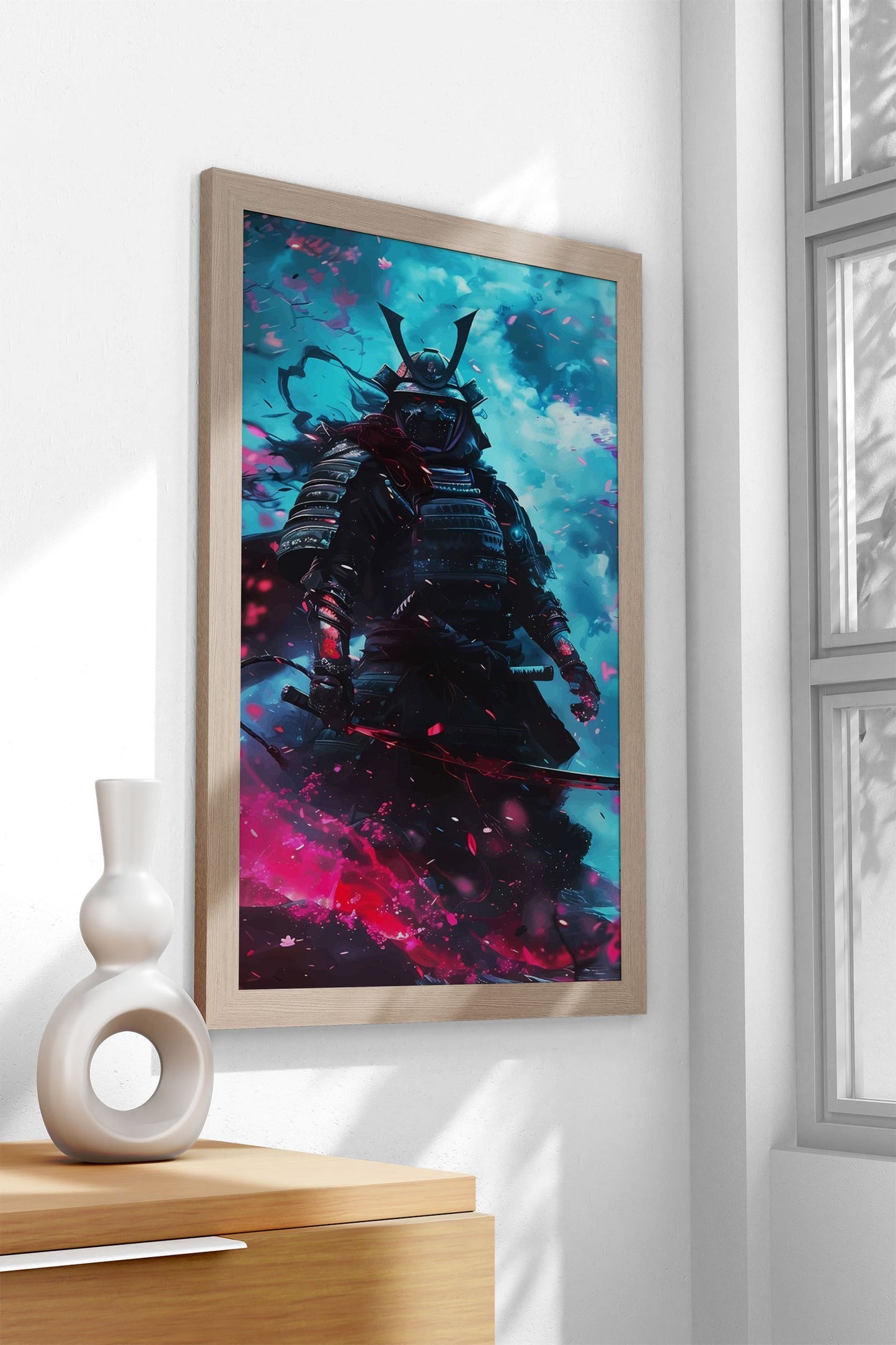 Eternal Samurais Vigil Asian Style Poster | Wall Art for Home & Office | High-Quality Print - High-Quality Visual Display
