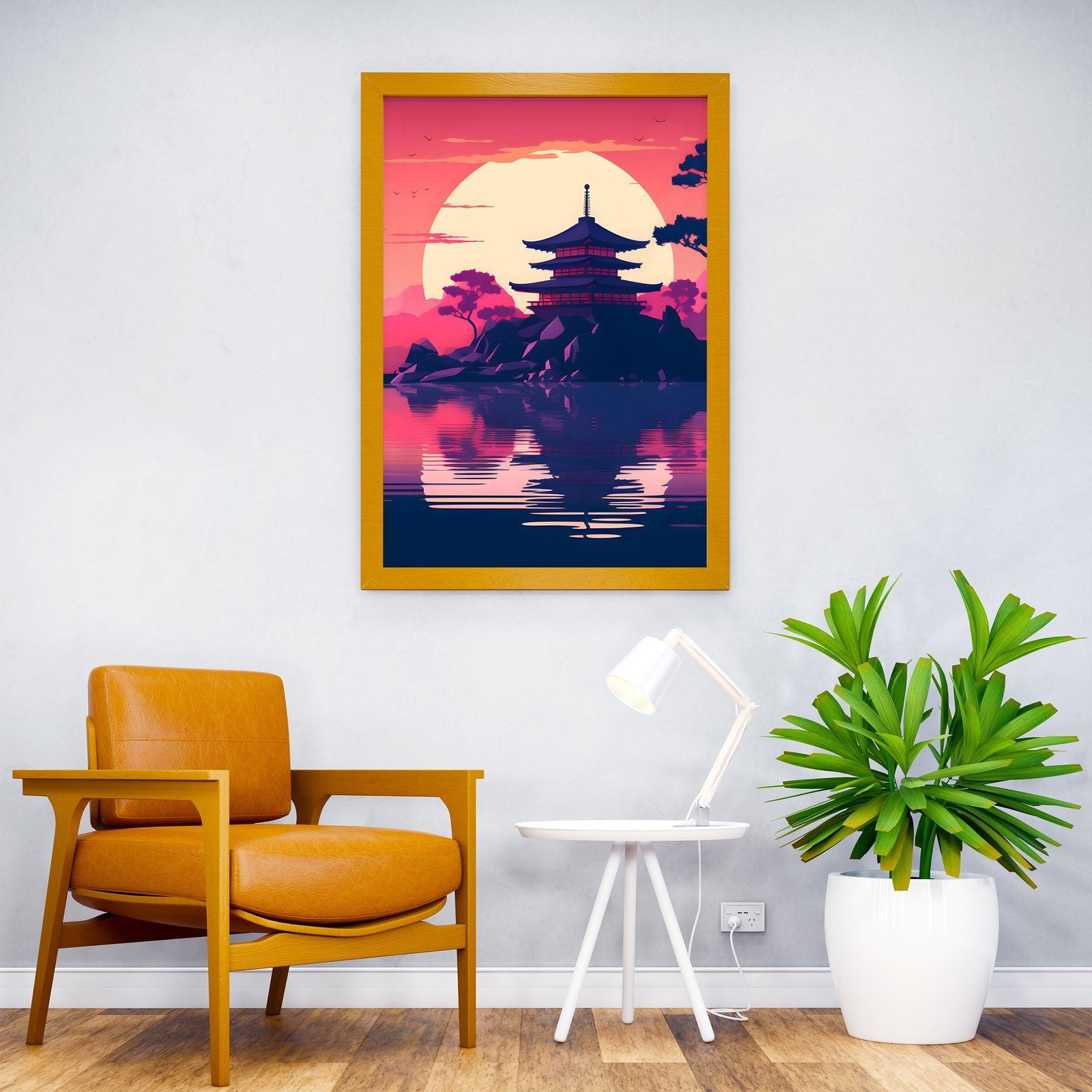 Ethereal Asian Style Poster | Wall Art for Home & Office | High-Quality Print - High-Quality Visual Display