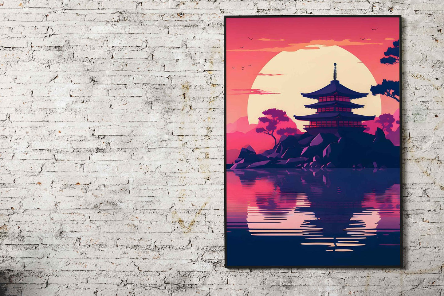 Ethereal Asian Style Poster | Wall Art for Home & Office | High-Quality Print - High-Quality Visual Display