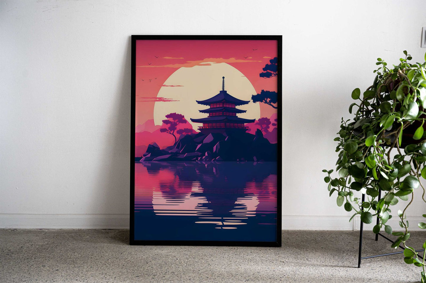 Ethereal Asian Style Poster | Wall Art for Home & Office | High-Quality Print - High-Quality Visual Display