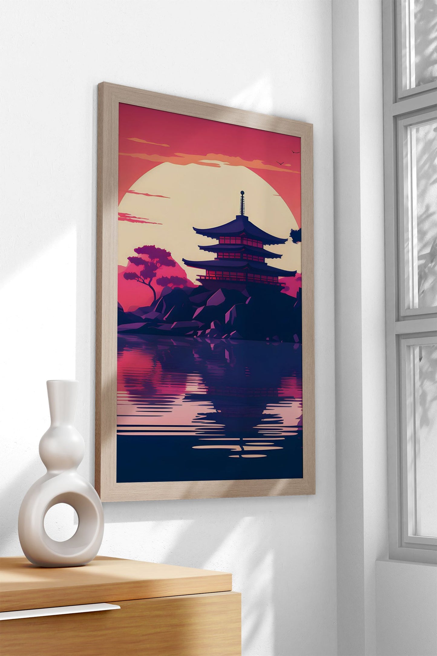 Ethereal Asian Style Poster | Wall Art for Home & Office | High-Quality Print - High-Quality Visual Display