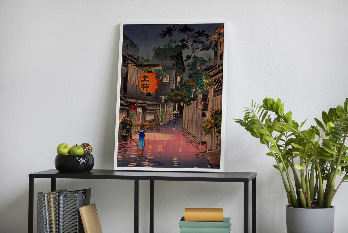 Evening At Ushigome Asian Style Poster | Wall Art for Home & Office | High-Quality Print