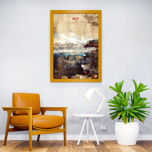 FUJI JAPAN Asian Style Poster | Wall Art for Home & Office | High-Quality Print - High-Quality Visual Display