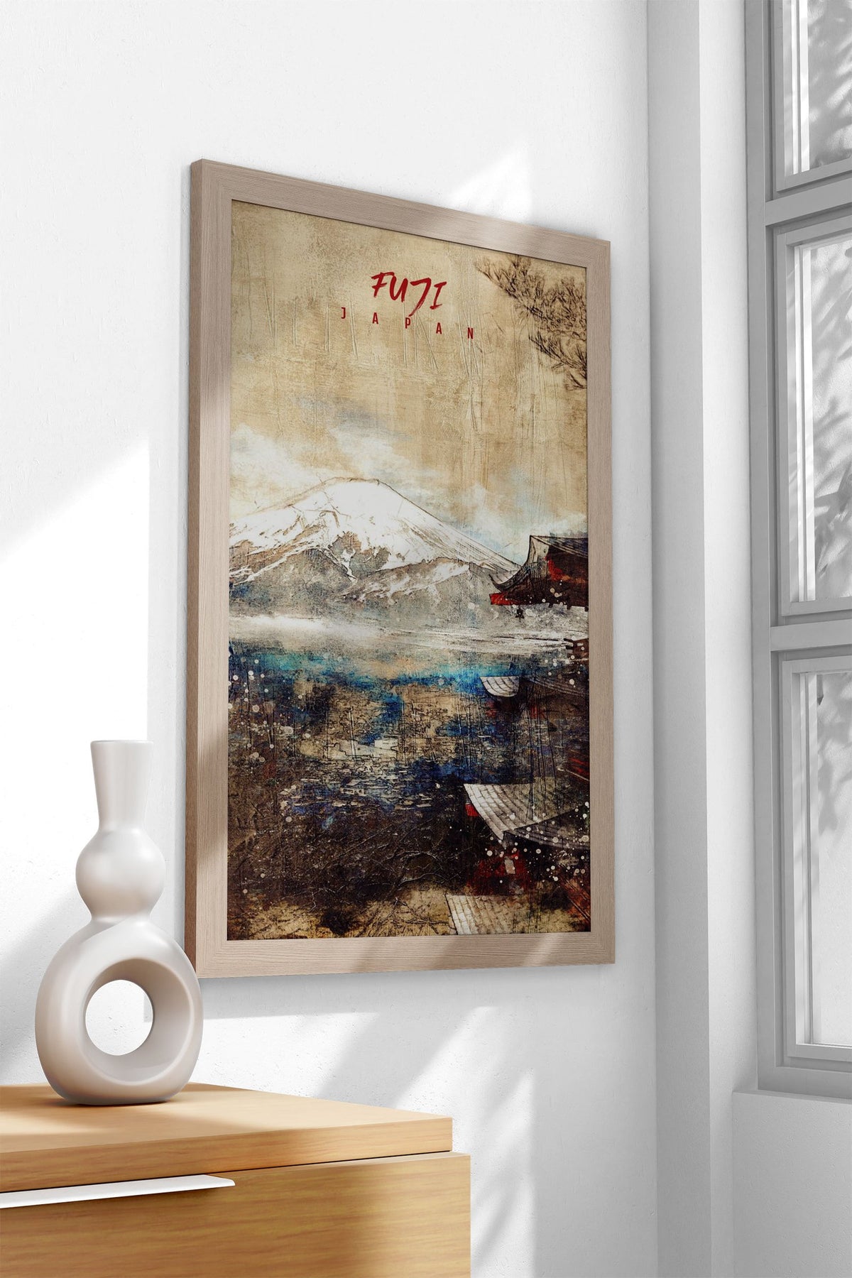 FUJI JAPAN Asian Style Poster | Wall Art for Home & Office | High-Quality Print - High-Quality Visual Display