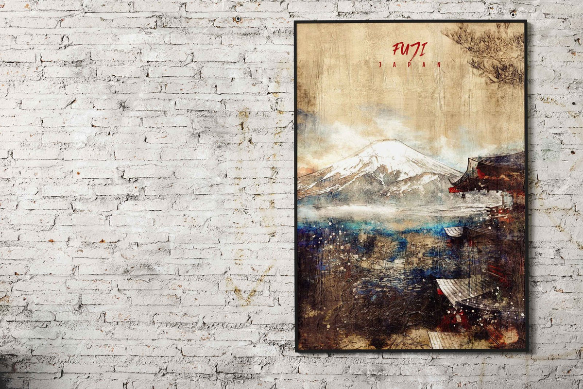 FUJI JAPAN Asian Style Poster | Wall Art for Home & Office | High-Quality Print - High-Quality Visual Display