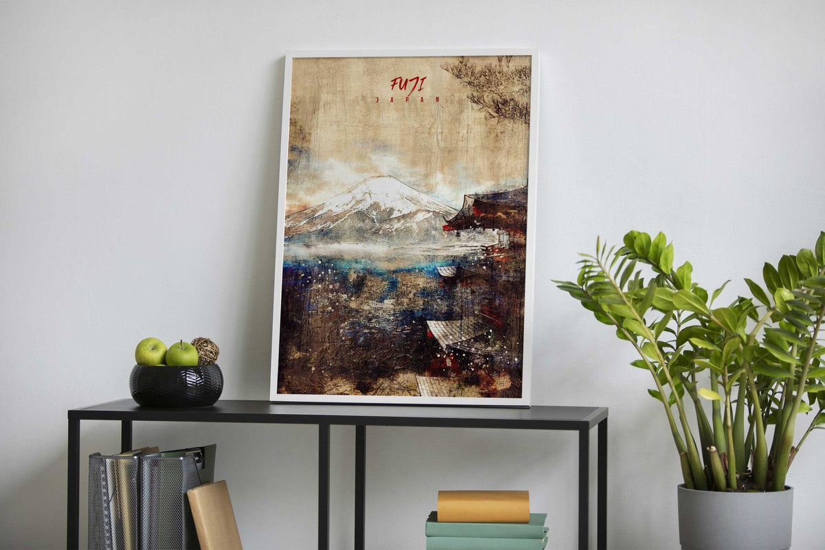 FUJI JAPAN Asian Style Poster | Wall Art for Home & Office | High-Quality Print - High-Quality Visual Display