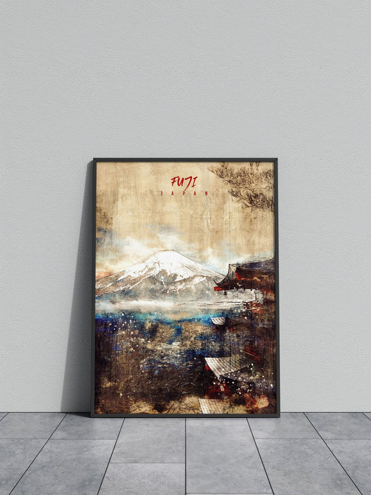 FUJI JAPAN Asian Style Poster | Wall Art for Home & Office | High-Quality Print - High-Quality Visual Display