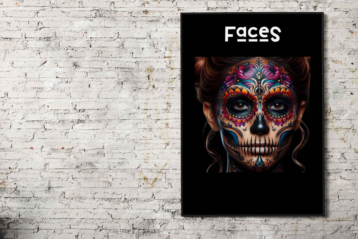 Faces No 1 Asian Style Poster | Wall Art for Home & Office | High-Quality Print