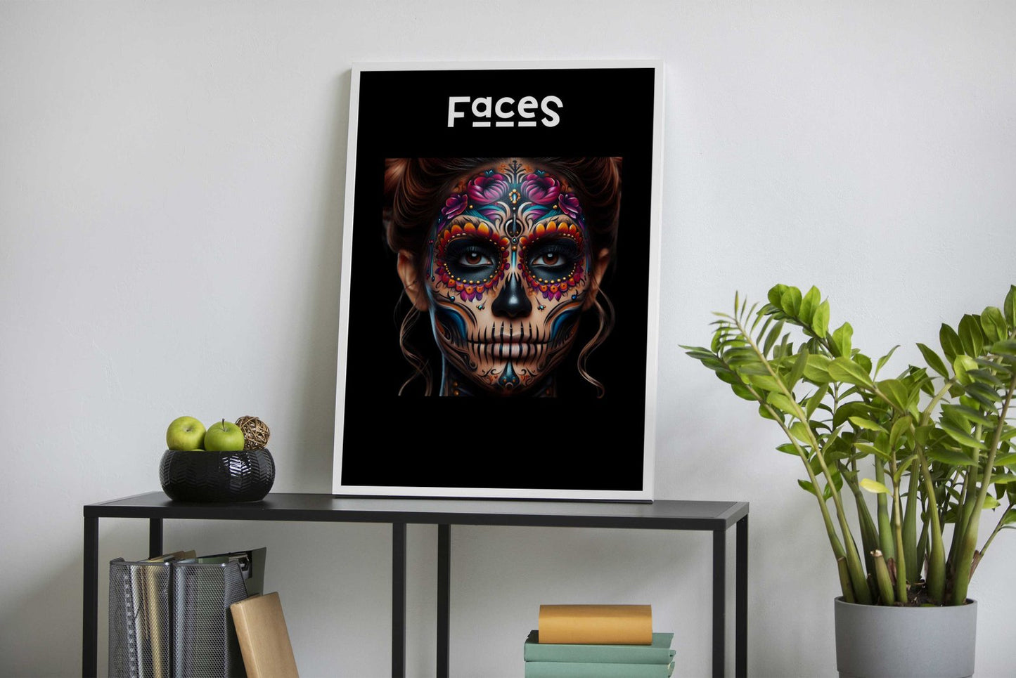 Faces No 1 Asian Style Poster | Wall Art for Home & Office | High-Quality Print