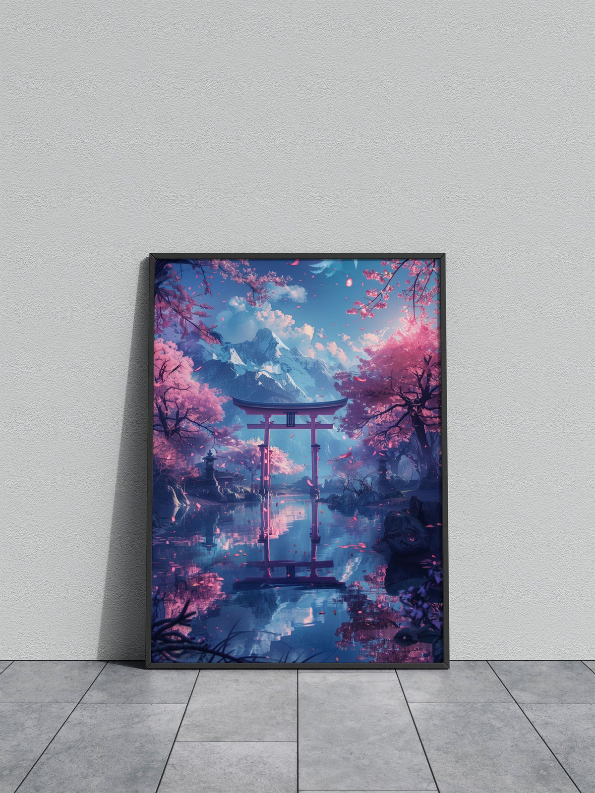 Fantasy Anime Torii Gate Asian Style Poster | Wall Art for Home & Office | High-Quality Print - High-Quality Visual Display