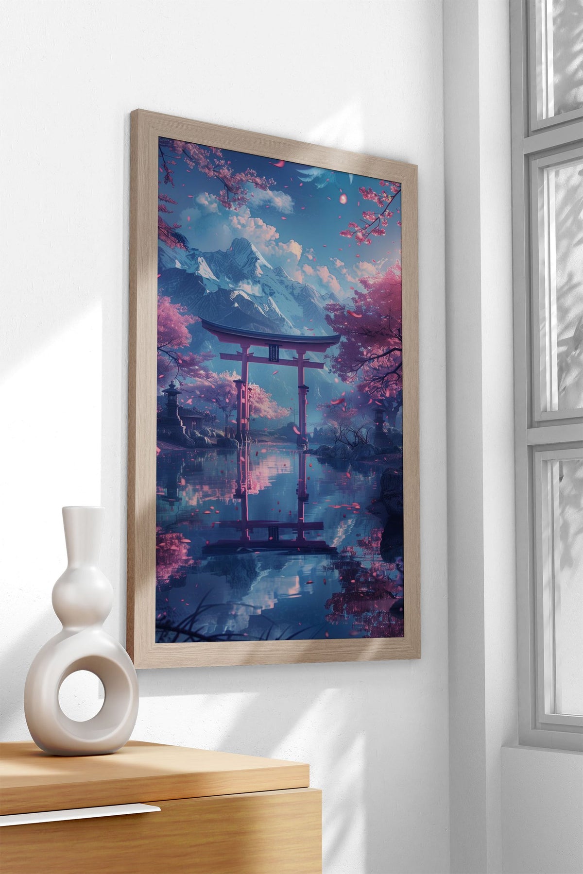 Fantasy Anime Torii Gate Asian Style Poster | Wall Art for Home & Office | High-Quality Print - High-Quality Visual Display