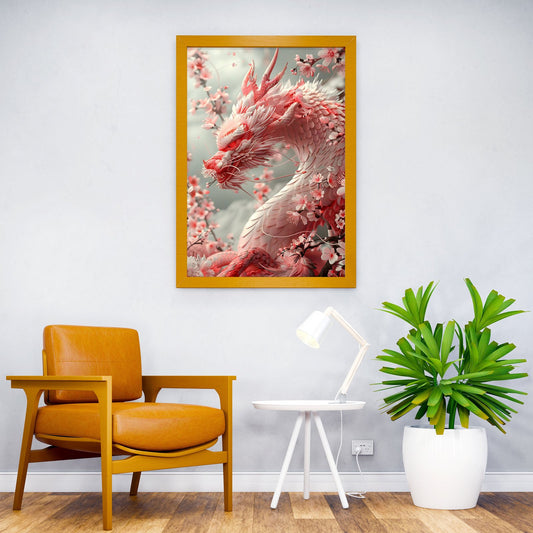 Fantasy Asian Dragon Art Asian Style Poster | Wall Art for Home & Office | High-Quality Print - High-Quality Visual Display