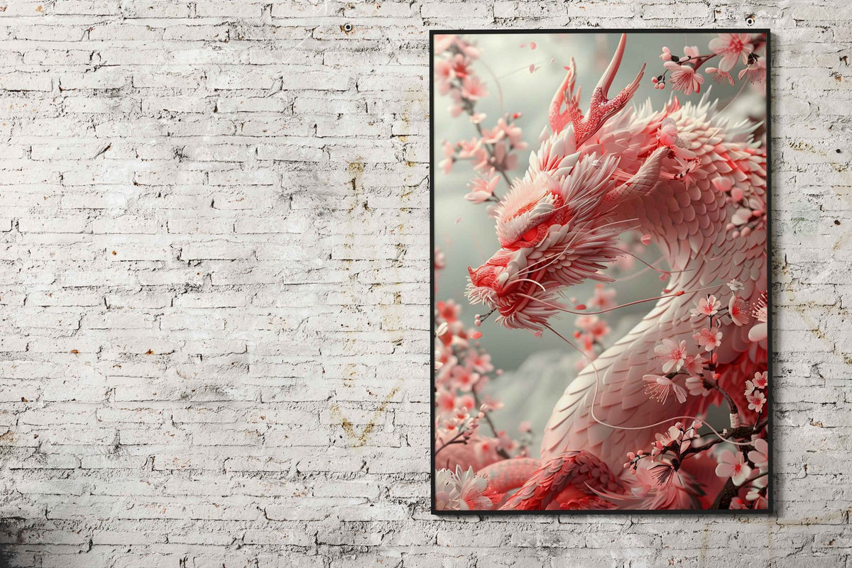 Fantasy Asian Dragon Art Asian Style Poster | Wall Art for Home & Office | High-Quality Print - High-Quality Visual Display